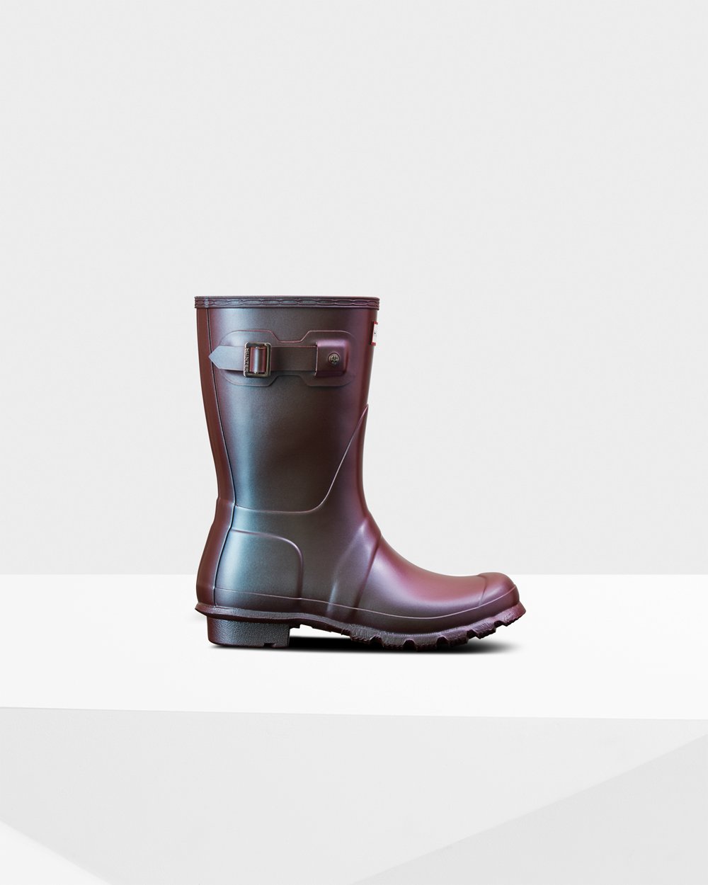 Galochas Curtas Hunter Feminina Azuis - Original Nebula - 09FTGIZWR